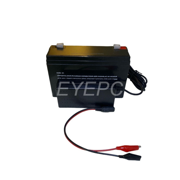 NCPLİNE Pilsan Uyumlu Çocuk Oyuncak Akülü Araba 6v 12 Ah 6 Volt 12 Amper Akü Ve BÜYÜK Şarj Adaptörü - 2