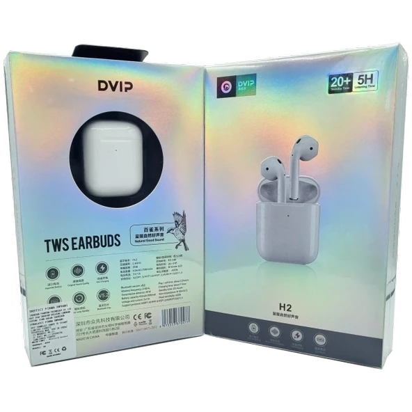 TWS EarBuds Kulaklık Natural Sound Android iOS DVIP H2