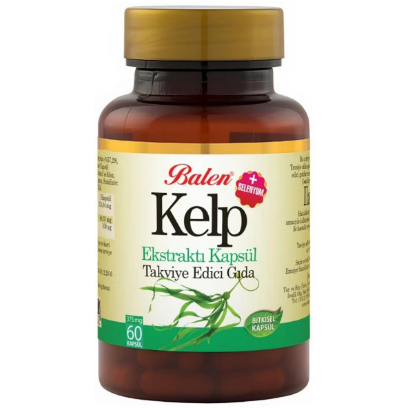Balen Kelp Ekstraktı + Selenyum 375 Mg 60 Kapsül ürün görseli 1