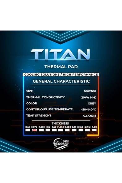 0.75 Mm 20w/m-k Thermal Pad / Termal Pad - 2