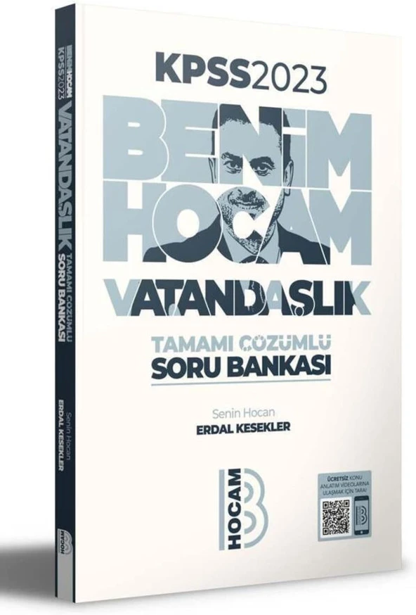 Hocam Yayınları 2024 KPSS Vatandaşlık Tamamı Çözümlü Soru Bankası