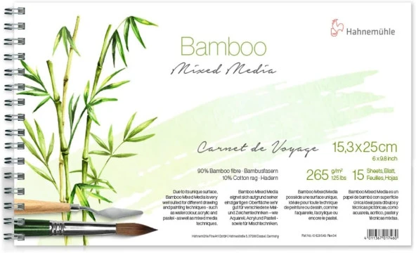 10 628 549 Hahnemühle MixMedia Bamboo 15.3x25