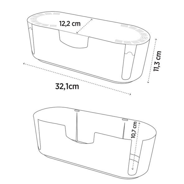 Decobella 2 li Paket Kablo Düzenleyici - 3