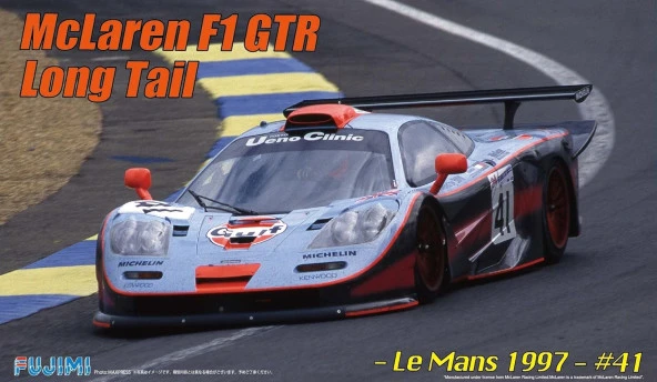 Fujimi 1/24 Real Sports Car Series No. 45 McLaren F1 GTR Long Tail LE Mans 1997 Model Araç Yapım Kiti