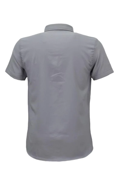 Erkek Spor Likralı Gömlek 0037 BGL-ST03848 - Resim 9