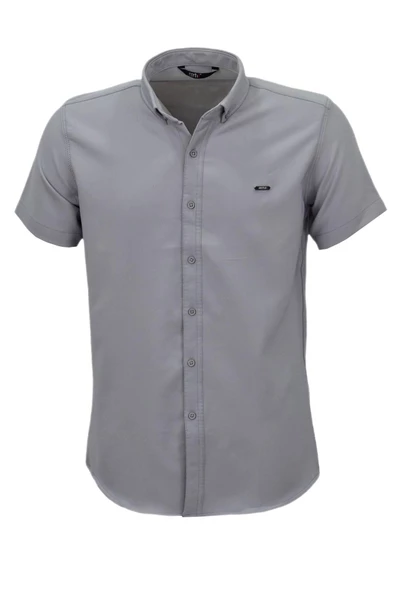 Erkek Spor Likralı Gömlek 0037 BGL-ST03848 - Resim 5