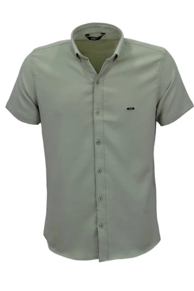 Erkek Spor Likralı Gömlek 0037 BGL-ST03848 - Resim 4