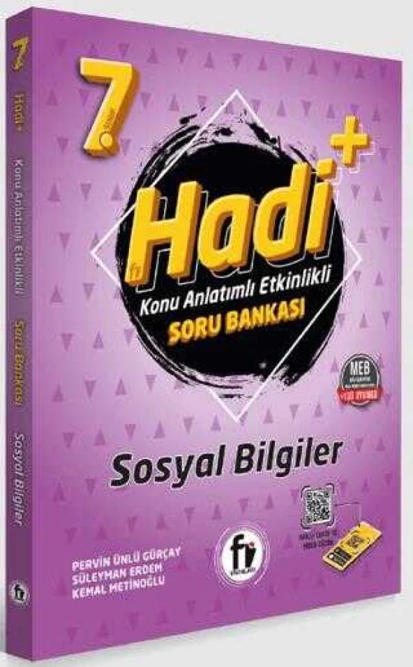 Fi Yayınları 7.Sınıf Hadi+ Sosyal Bilgiler Konu Anlatımlı ürün görseli 1