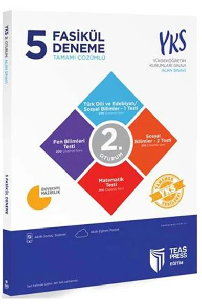 Teas Press Ayt 5 Fasikül Alan Sınavı Deneme Seti