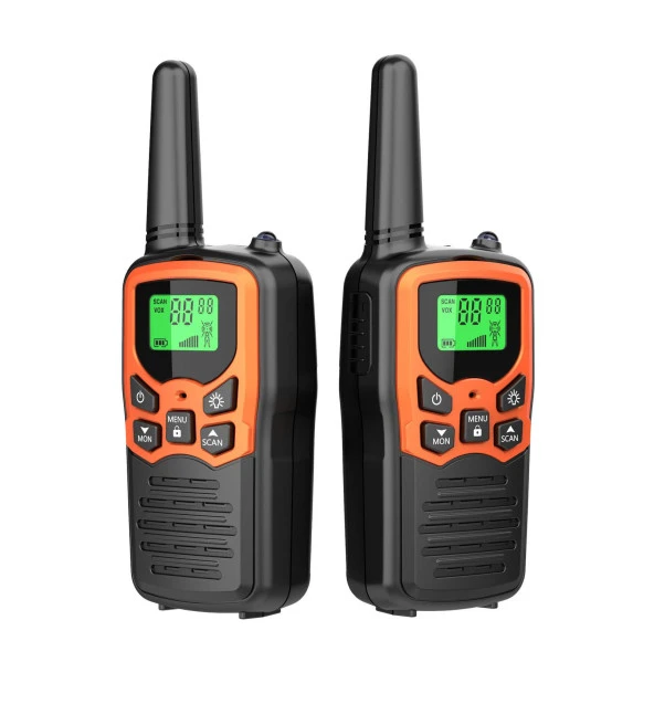 Valkyrie T5 2 Adet Şarjlı Bataryalı Telsiz Seti Walkie Talkie Vox El Telsizi 2li Paket