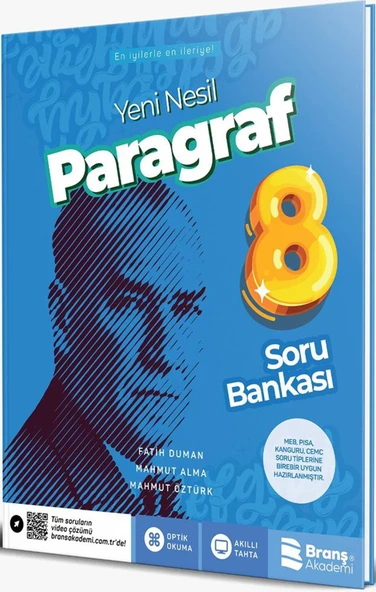 Branş Akademi 8.Sınıf Paragraf Soru Bankası 2021 - 1