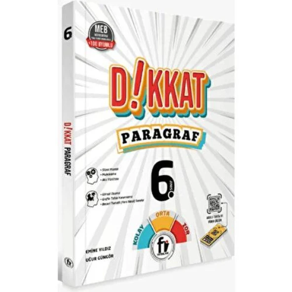 Fi Yayınları 6.Sınıf Dikkat Paragraf Soru Bankası