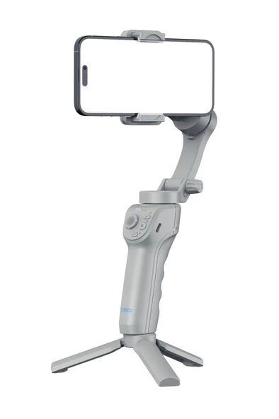 Torima M01 Gri Çok Amaçlı Gimbal Özellikli Tripod Selfie Çubuğu - 11