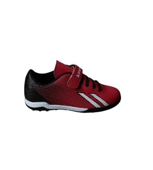 KİNETİX Çocuk Turuncu Krampon Kırmızı Halısaha Futbol Spor Ayakkabısı - 8