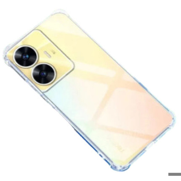Realme C55 Uyumlu Şeffaf Yumuşak Kılıf Kamera Ve Ekran Çıkıntılı - 1
