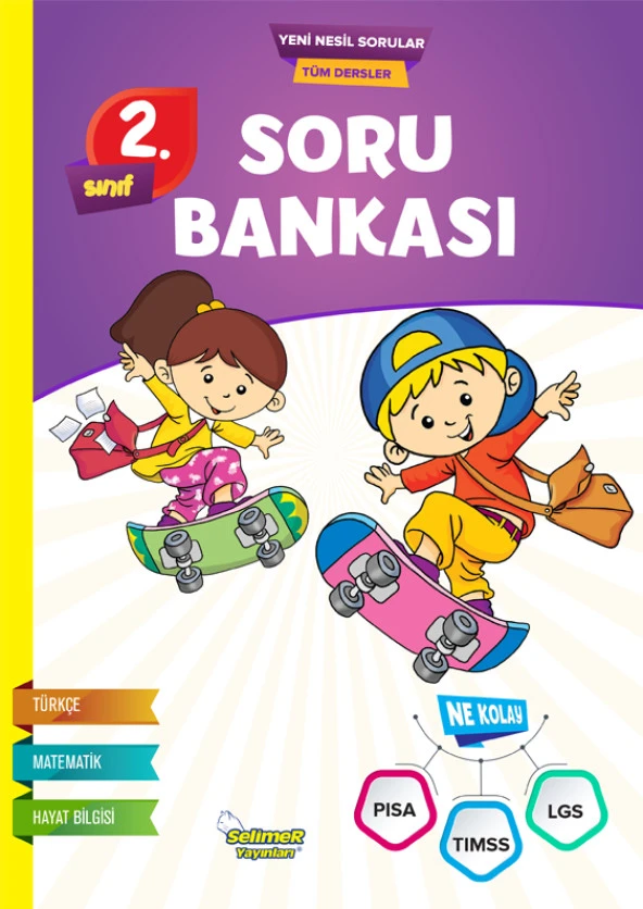 Selimer Yayınları Tüm Dersler 2. Sınıf Ne Kolay Soru Bankası