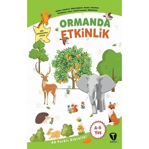 ORMANDA ETKİNLİK 4-6 YAŞ  TURKUVAZ
