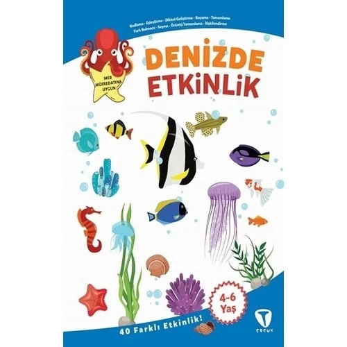 DENİZDE ETKİNLİK 4-6 YAŞ  TURKUVAZ