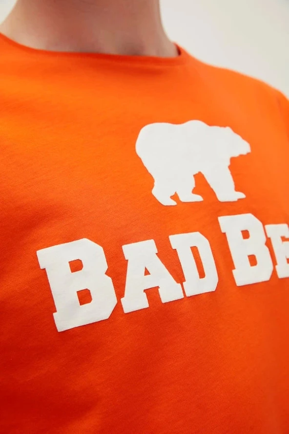 Bad Bear Tee Turuncu Erkek Tişört - 3