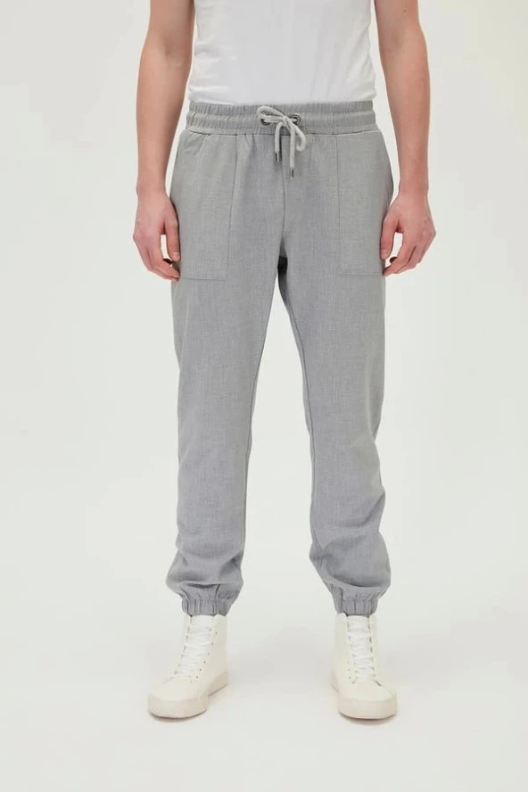 Bad Bear Dublin Grey Melange Men's Pants