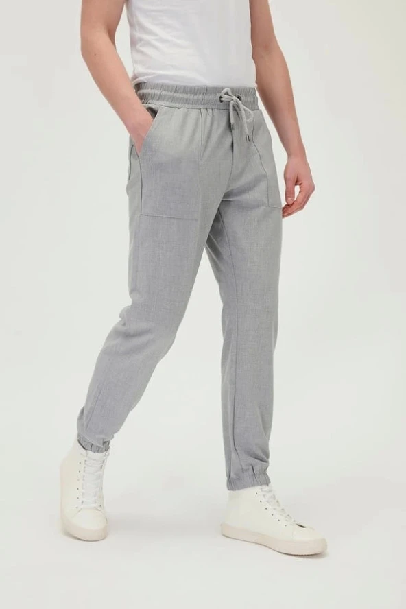Bad Bear Dublin Grey Melange Men's Pants - 2