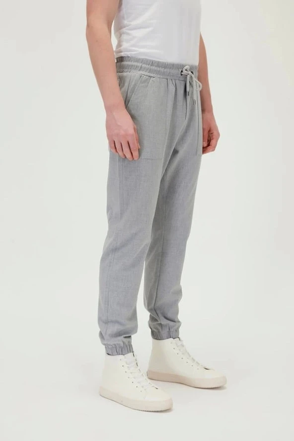 Bad Bear Dublin Grey Melange Men's Pants - 3