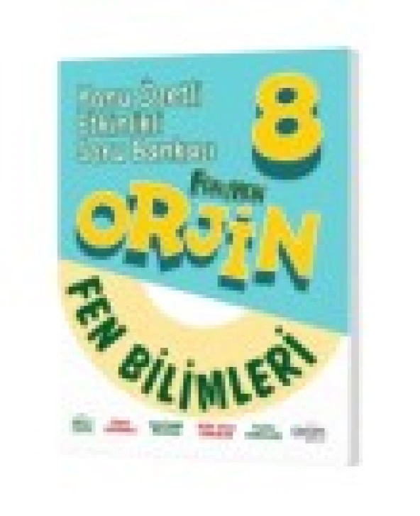 Kurmay Yayınları Orjin 8. sınıf Fen Bilimleri Konu Özetli Etkinlikli Soru Bankası