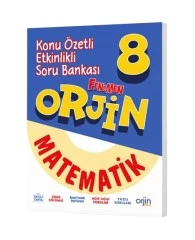 Kurmay yayınları ORJİN 8 Matematik Konu Özetli Etkinlikli Soru Bankası