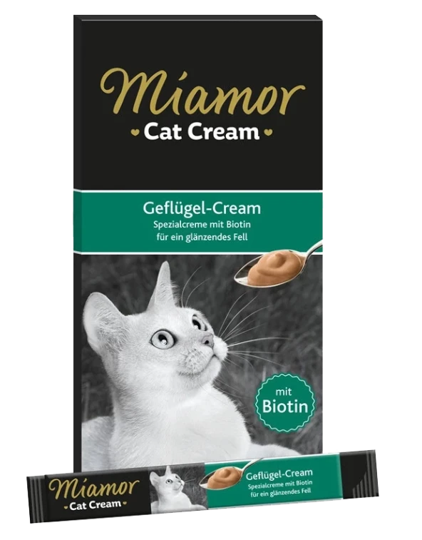 Miamor Cream Geflügel-Cream Tavuklu Kedi Ödülü 6x15 G