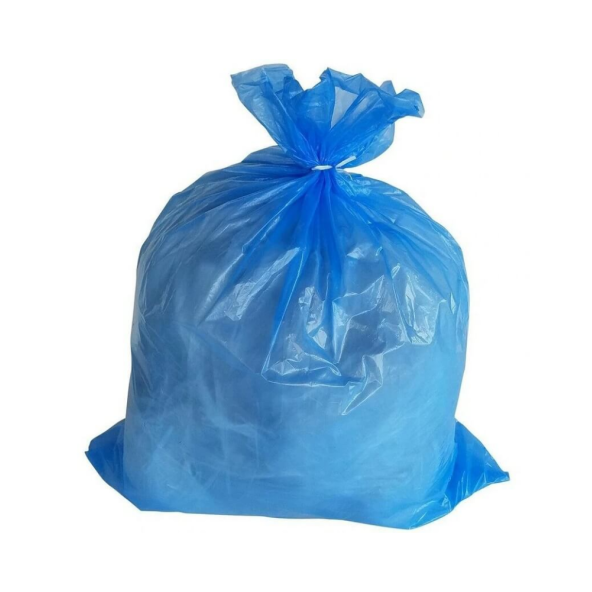 Çöp Torbası Battal Boy 75x90 Cm 10'lu x 1 Rulo Mavi Çöp Poşeti - 3
