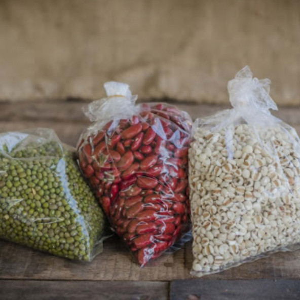 Bakkaliye Torbası 1 Kg Şeffaf Naylon Torba 1'lik 20x30 Cm Bakliyat Torbası Kalın Poşet - 5