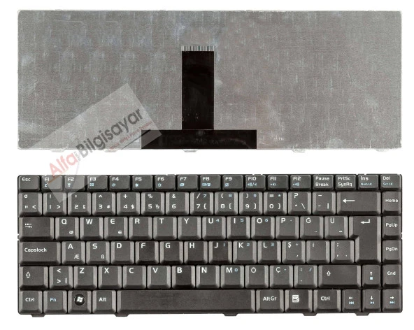 Asus F83, F83C, F83CR, F83S, F83SE, F83T, F83V, F83VD, F83VF Klavye Tuş Takımı Tuş Seti Siyah Türkçe