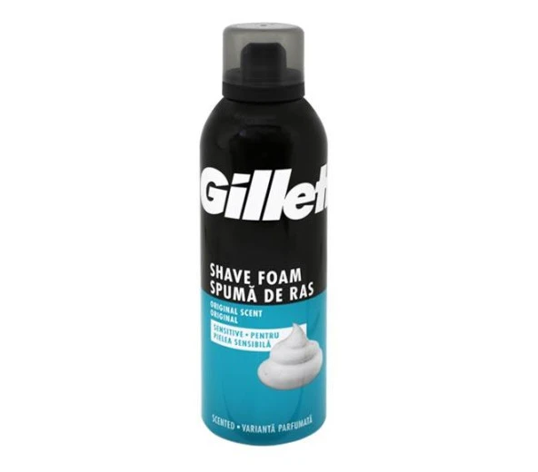 Gillette Tıraş Köpüğü 200ml Hassas Ciltler