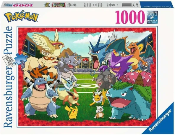 1000p Puz Pokémon Müsabakası Yapboz