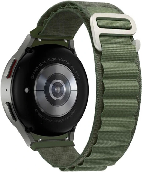 Huawei Watch GT 3 Pro Titanium için Kordon Alpine Loop Yeşil