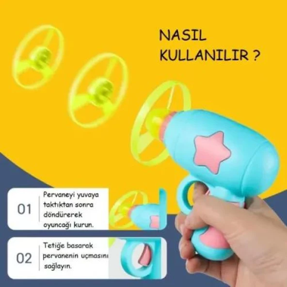 Işıklı Uçan Pervane Oyuncak - Resim 4