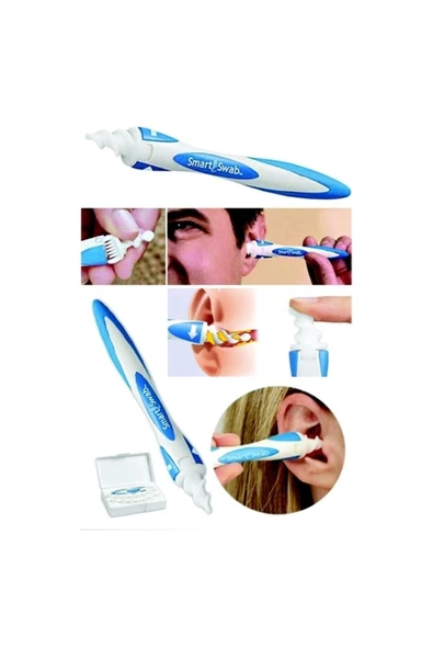 Smart Swab 16 Başlıklı Pratik Kulak Temizleme Aleti Aparatı Seti - 2