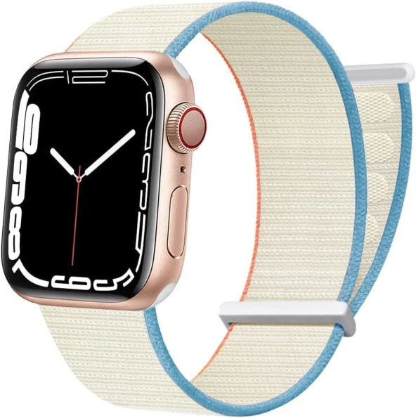 Apple Watch 7 Kordon 38mm / 40mm / 41mm / 42mm / 44mm / 45 mm Tüm Modellere Uyumlu(Seri 1/2/3/4/5/6/7/SE)