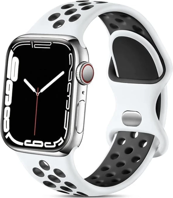 Apple Watch Delikli Silikon Kordon Kayış 38-40 mm