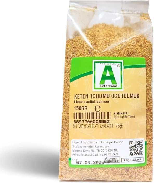 Keten Tohumu Öğütülmüş 150Gr