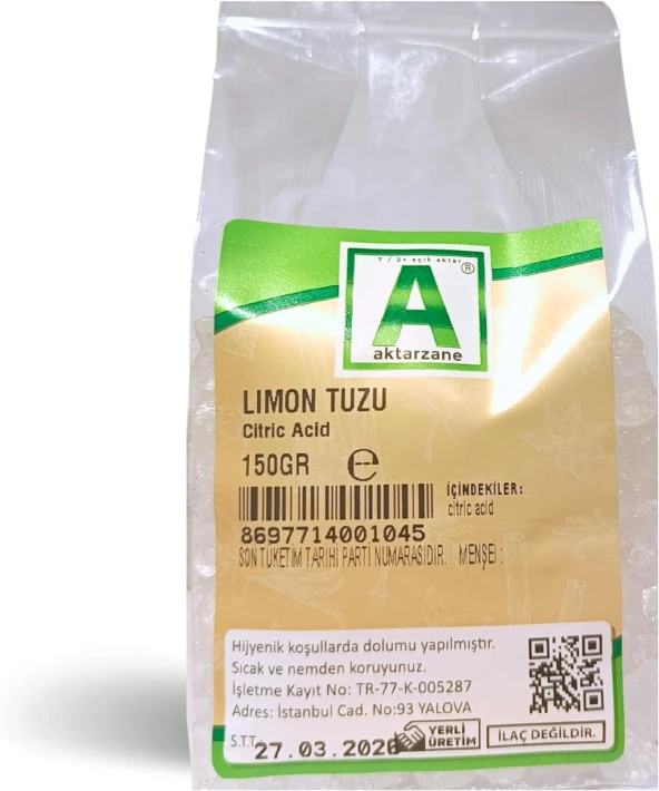Limon Tuzu 150Gr
