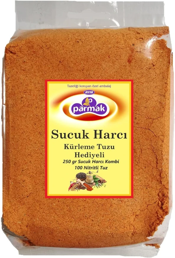 Harcı 250 gr + Kürleme Tuzu 100 gr (5 kg sucuk için)