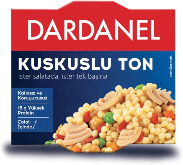 Kuskuslu Ton Salata 185 Gr. (Total 185 Gr)