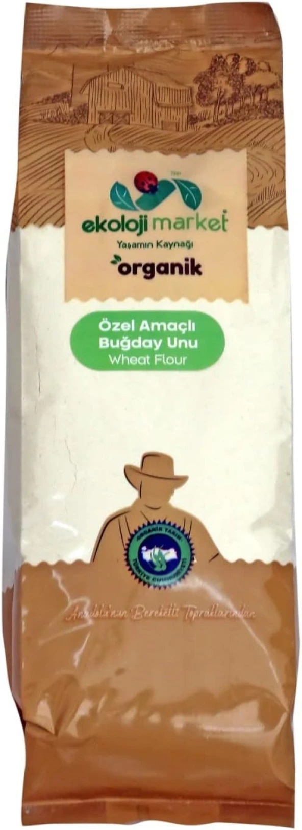 Market Organik Özel Amaçlı Buğday Unu 750 Gr