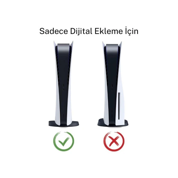 Cosmostech PS5 Dijital Sürüm Uyumlu - Army Kamuflaj Desenli Konsol Faceplate Shell Covers Kapakları - Resim 4