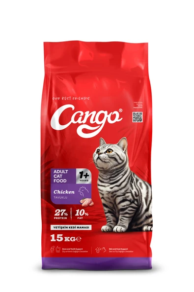 Cango Yetişkin Kedi Maması Tavuk Etli 15Kg