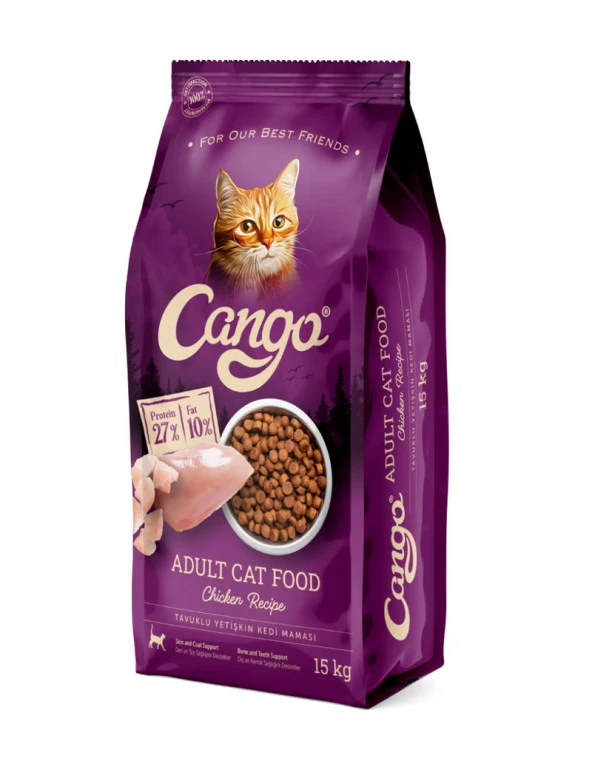 Cango Yetişkin Kedi Maması Tavuk Etli 15KG