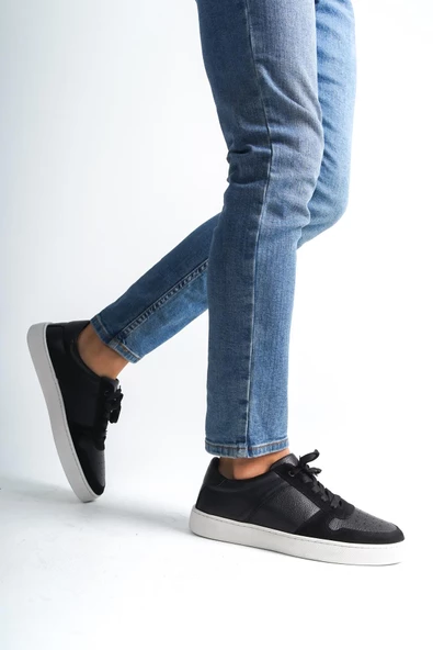 Erkek Hakiki Deri Süet Bağcıklı Esnek Taban Günlük Spor Ayakkabı Sneaker - 3