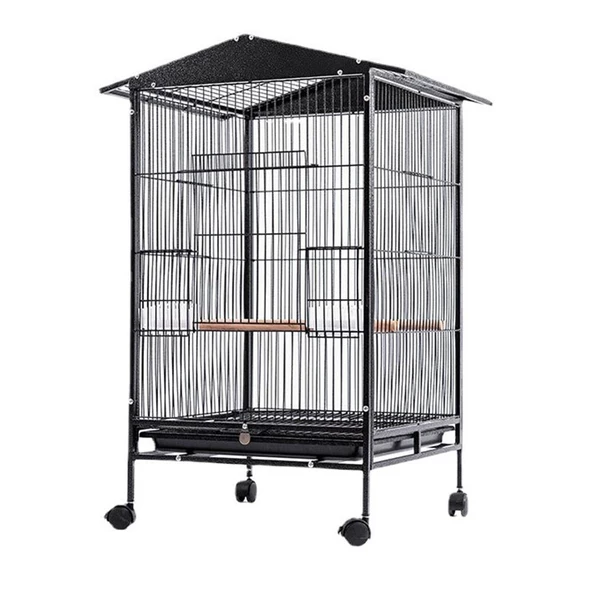 CocodyPet A08 Papağan Kafesi Ayaklı 46x46x86 - 2