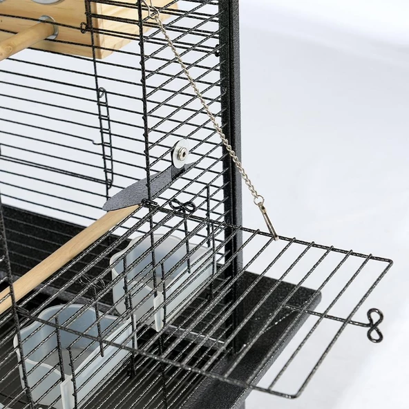 CocodyPet A081 Papağan Kafesi Ayaklı 46x46x125 - Resim 5